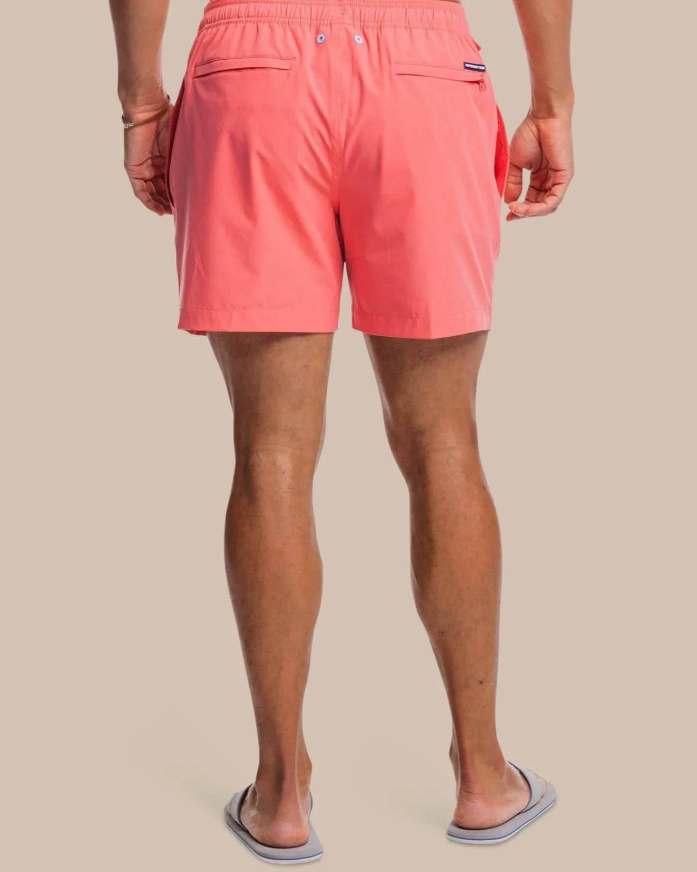 Fashion Southern Tide Solid Swim Trunk