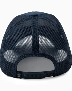 Shop Southern Tide South Carolina Patch Performance Trucker Hat Seven Seas Blue
