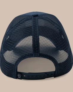 Shop Southern Tide South Carolina Patch Performance Trucker Hat Seven Seas Blue