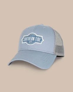 Cheap Southern Tide Badge Trucker Dusty Blue