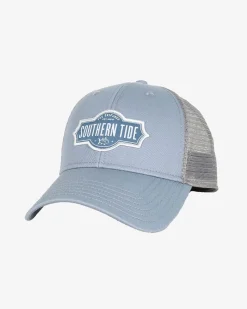 Cheap Southern Tide Badge Trucker Dusty Blue