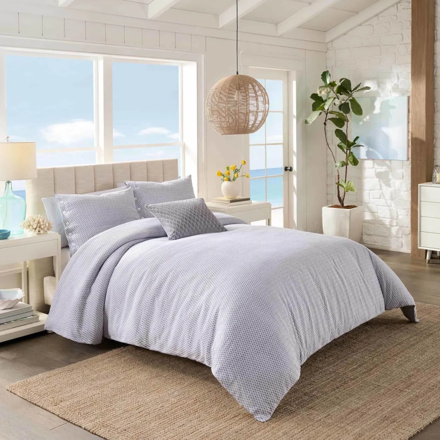 Outlet WPH Southern Tide Carolina Falls Comforter Set Grey