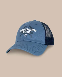 Sale Southern Tide Crab Print Trucker Blue