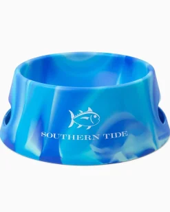 Shop Southern Tide Flex Dog Bowl Arctic Sky