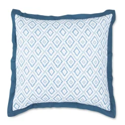 Hot WPH Southern Tide Port Lucie Euro Sham Blue
