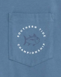 Discount Southern Tide St Championship Short Sleeve T-Shirt Coronet Blue