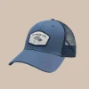 Store Southern Tide St Fly Trucker Hat Blue Ashes