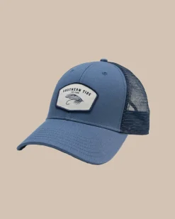 Store Southern Tide St Fly Trucker Hat Blue Ashes