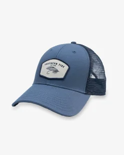 Store Southern Tide St Fly Trucker Hat Blue Ashes
