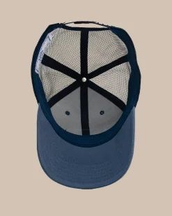 Store Southern Tide St Fly Trucker Hat Blue Ashes