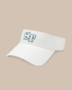 Cheap Southern Tide St Print Performance Visor White