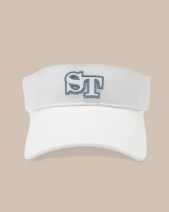 Cheap Southern Tide St Print Performance Visor White