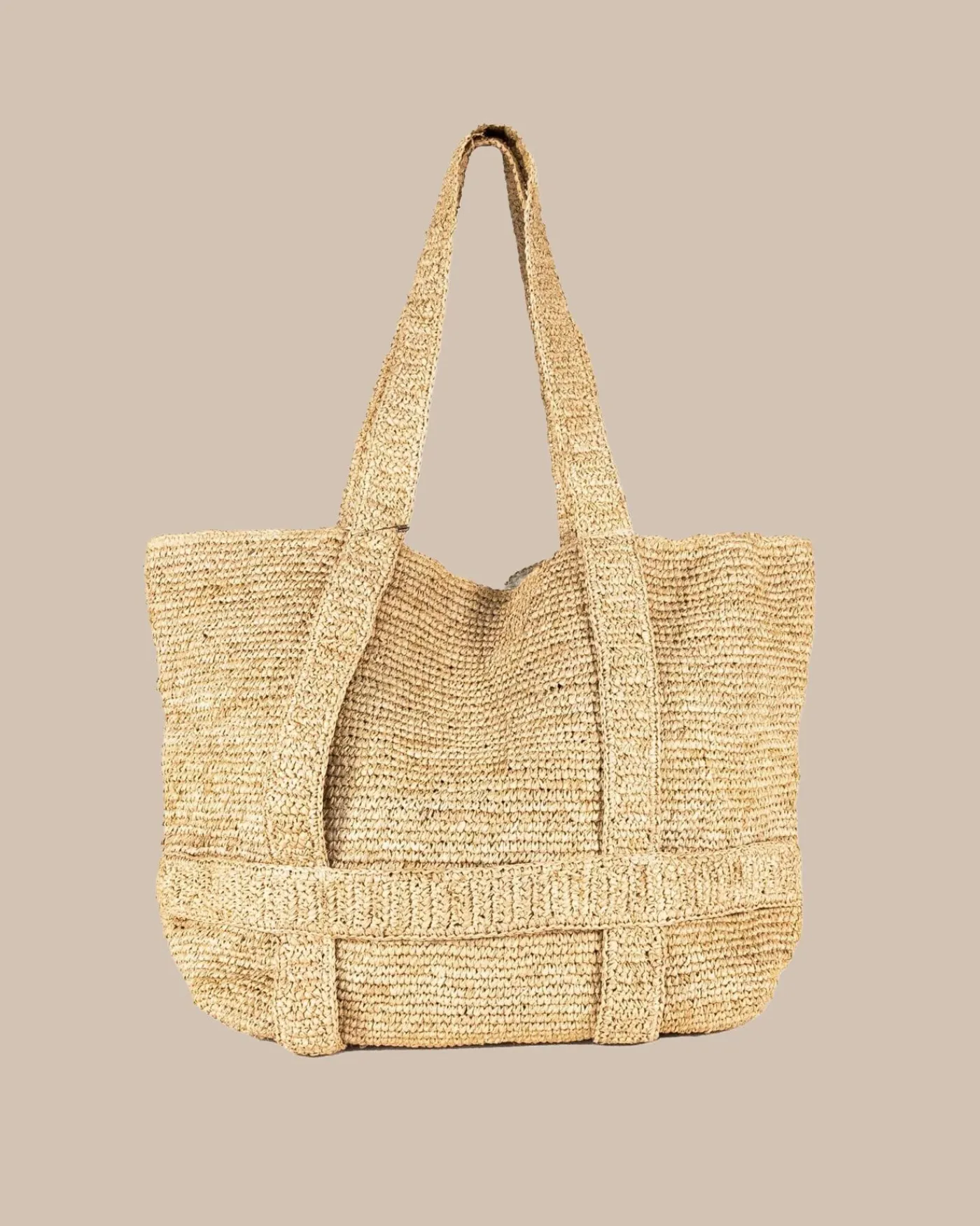 Shop Southern Tide Straw Traveler Tote Natural