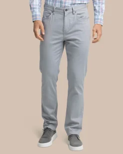 Sale Southern Tide Sullivan Five Pocket Pant Ultimate Grey