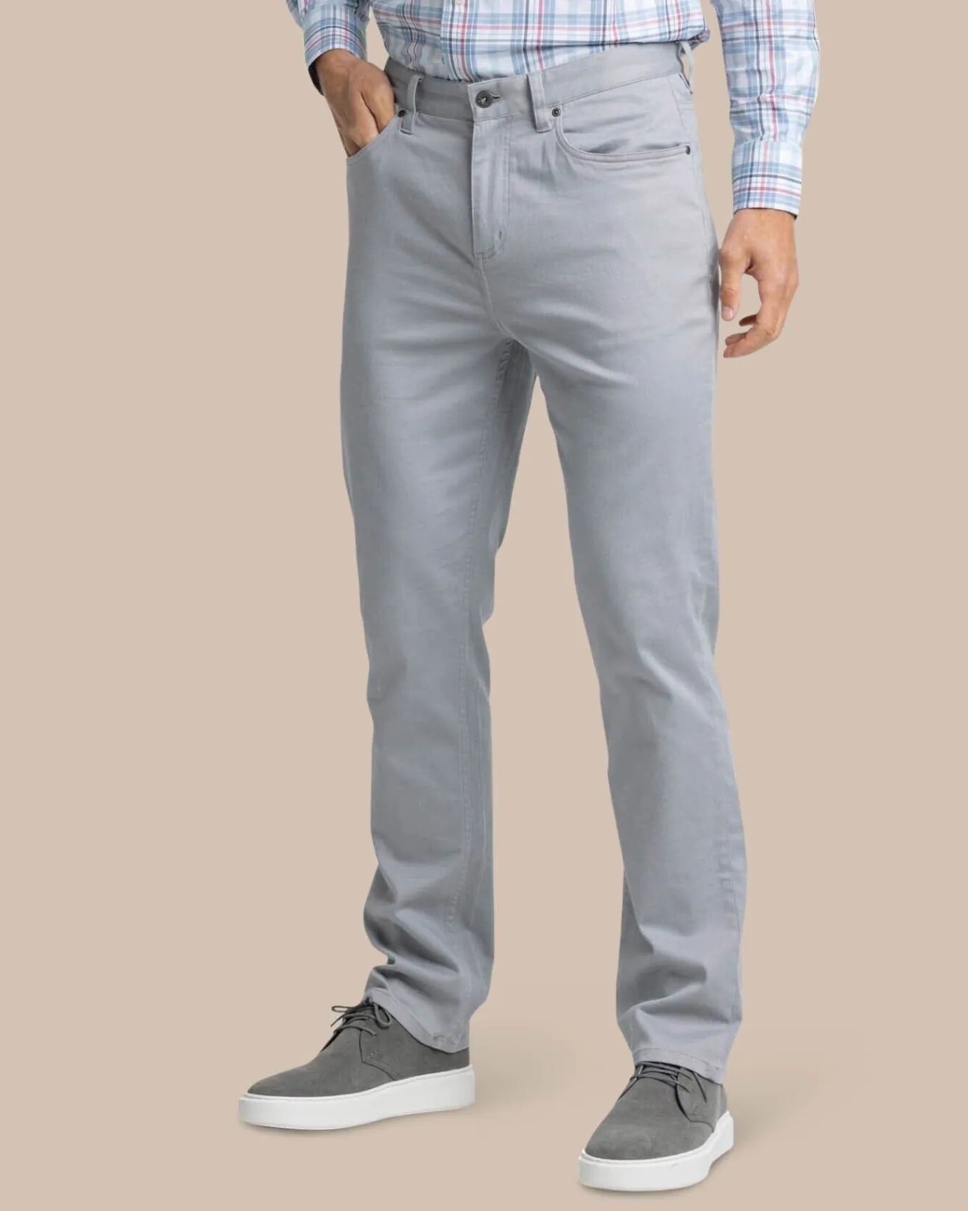 Sale Southern Tide Sullivan Five Pocket Pant Ultimate Grey