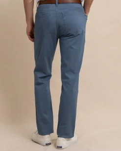 Best Southern Tide Sullivan Five Pocket Pant Blue Haze
