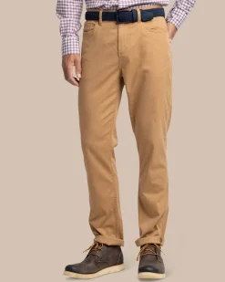 Flash Sale Southern Tide Sullivan Five Pocket Pant Hazelnut Khaki