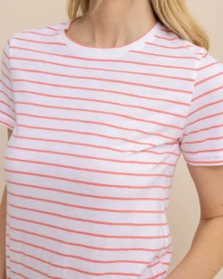 Store Southern Tide Sun Farer Stripe Crew Neck T-Shirt
