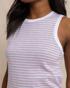 New Southern Tide Sun Farer Stripe Midi Tank Dress