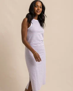 New Southern Tide Sun Farer Stripe Midi Tank Dress