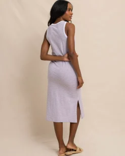 New Southern Tide Sun Farer Stripe Midi Tank Dress
