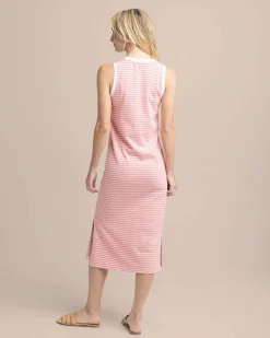 New Southern Tide Sun Farer Stripe Midi Tank Dress
