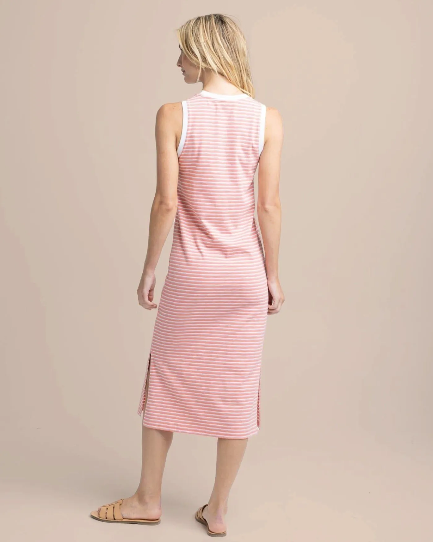 New Southern Tide Sun Farer Stripe Midi Tank Dress