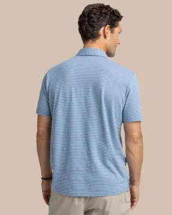 Shop Southern Tide Sun Farer Summertree Stripe Polo