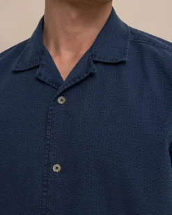 Clearance Southern Tide Sun Washed Seersucker Camp Short Sleeve Sport Shirt