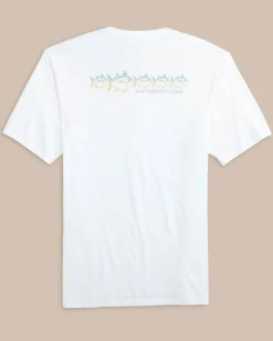 Flash Sale Southern Tide Sunset Split Short Sleeve T-Shirt Classic White