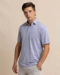 Cheap Southern Tide Team Colors Driver Spacedye Polo Shirt