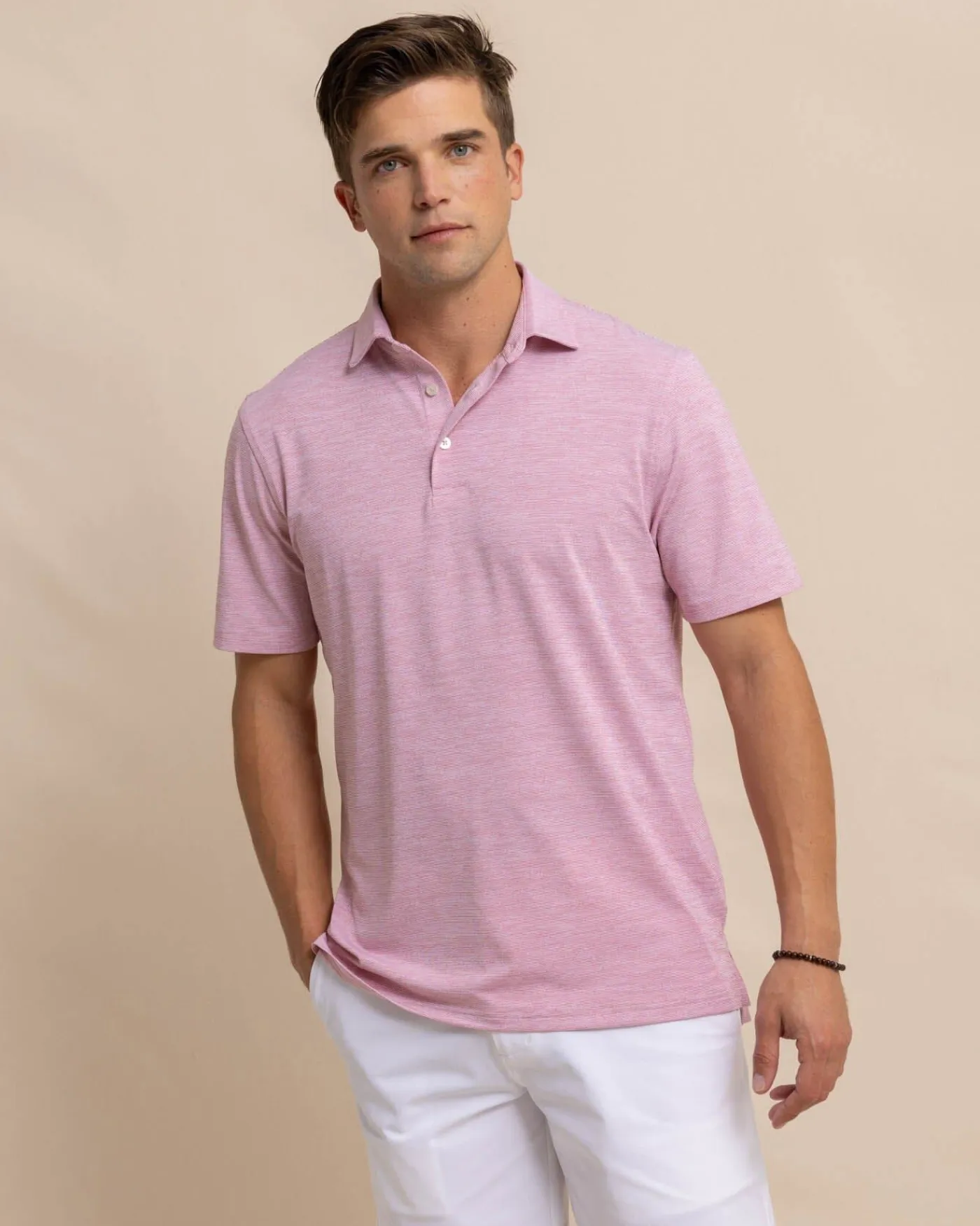Cheap Southern Tide Team Colors Driver Spacedye Polo Shirt