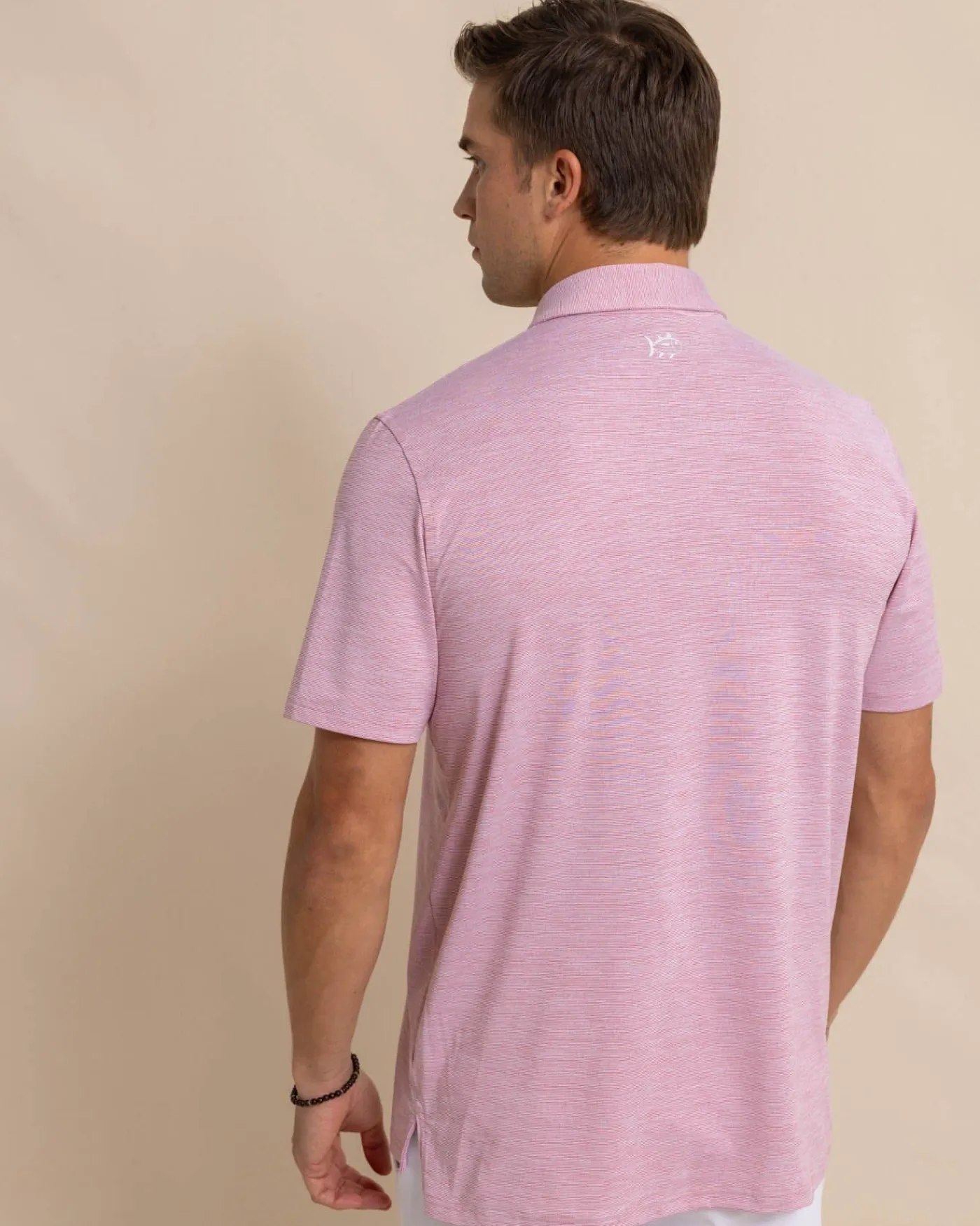Cheap Southern Tide Team Colors Driver Spacedye Polo Shirt