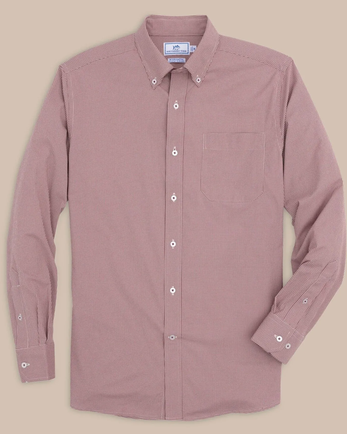 Cheap Southern Tide Team Colors Gingham Intercoastal Sport Shirt