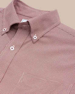Cheap Southern Tide Team Colors Gingham Intercoastal Sport Shirt