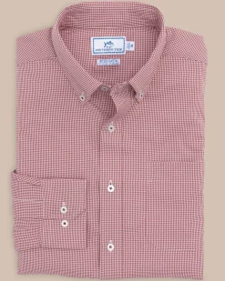 Cheap Southern Tide Team Colors Gingham Intercoastal Sport Shirt