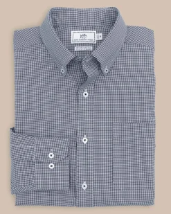 Cheap Southern Tide Team Colors Gingham Intercoastal Sport Shirt