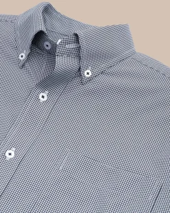 Cheap Southern Tide Team Colors Gingham Intercoastal Sport Shirt