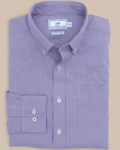 Cheap Southern Tide Team Colors Gingham Intercoastal Sport Shirt