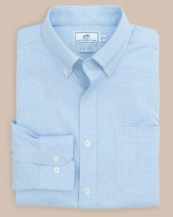 Cheap Southern Tide Team Colors Gingham Intercoastal Sport Shirt