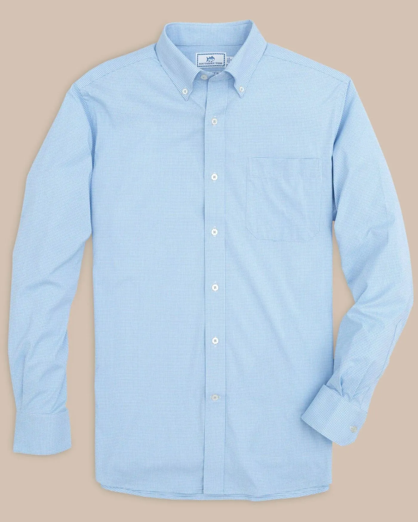 Cheap Southern Tide Team Colors Gingham Intercoastal Sport Shirt