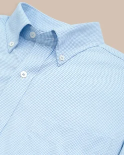 Cheap Southern Tide Team Colors Gingham Intercoastal Sport Shirt