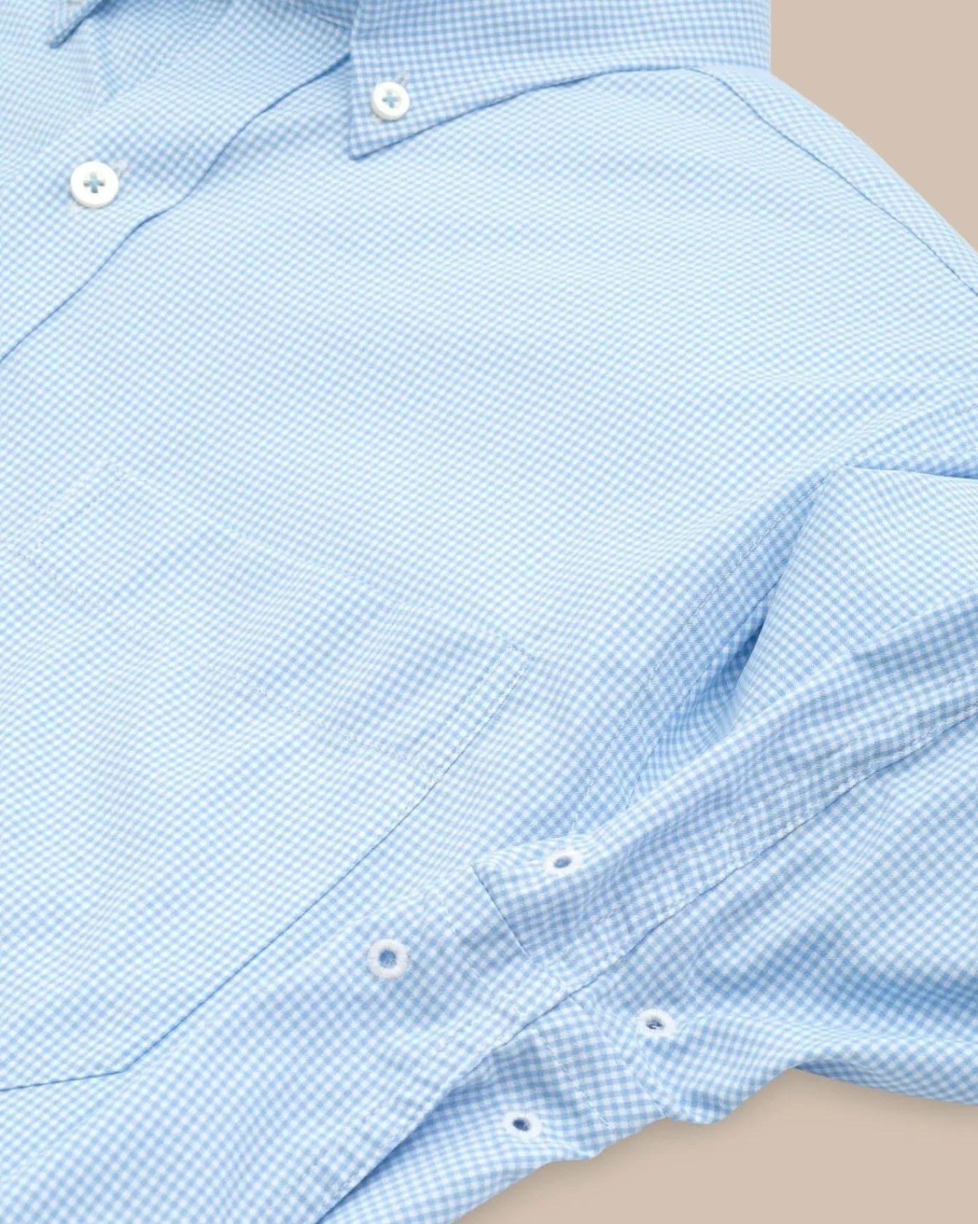 Cheap Southern Tide Team Colors Gingham Intercoastal Sport Shirt
