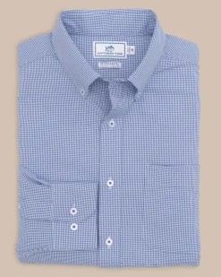 Cheap Southern Tide Team Colors Gingham Intercoastal Sport Shirt