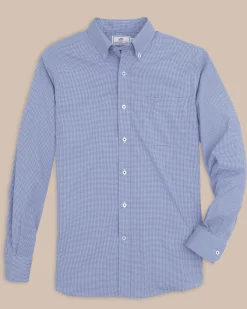 Cheap Southern Tide Team Colors Gingham Intercoastal Sport Shirt