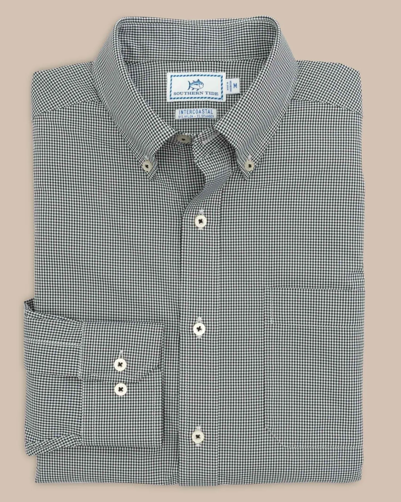 Cheap Southern Tide Team Colors Gingham Intercoastal Sport Shirt