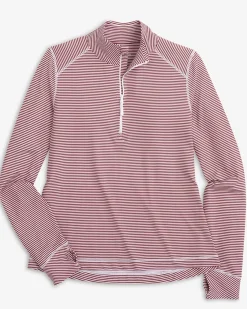 New Southern Tide Team Colors Runaround Quarter Zip Pull Over