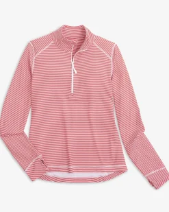 New Southern Tide Team Colors Runaround Quarter Zip Pull Over