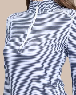 New Southern Tide Team Colors Runaround Quarter Zip Pull Over