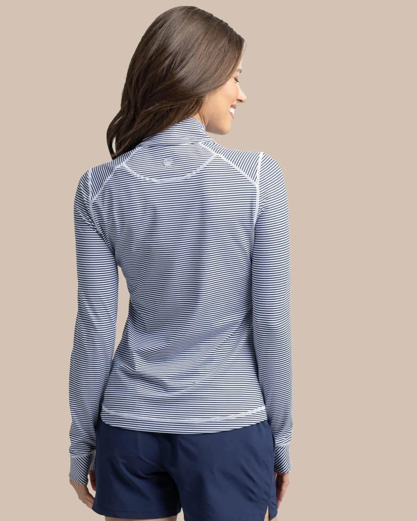 New Southern Tide Team Colors Runaround Quarter Zip Pull Over